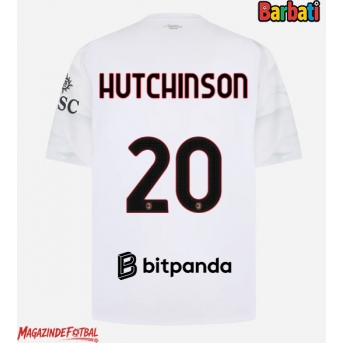 AC Milan Omari Hutchinson #20 Tricou Fotbal Replică 2026-27 Barbati Deplasare
